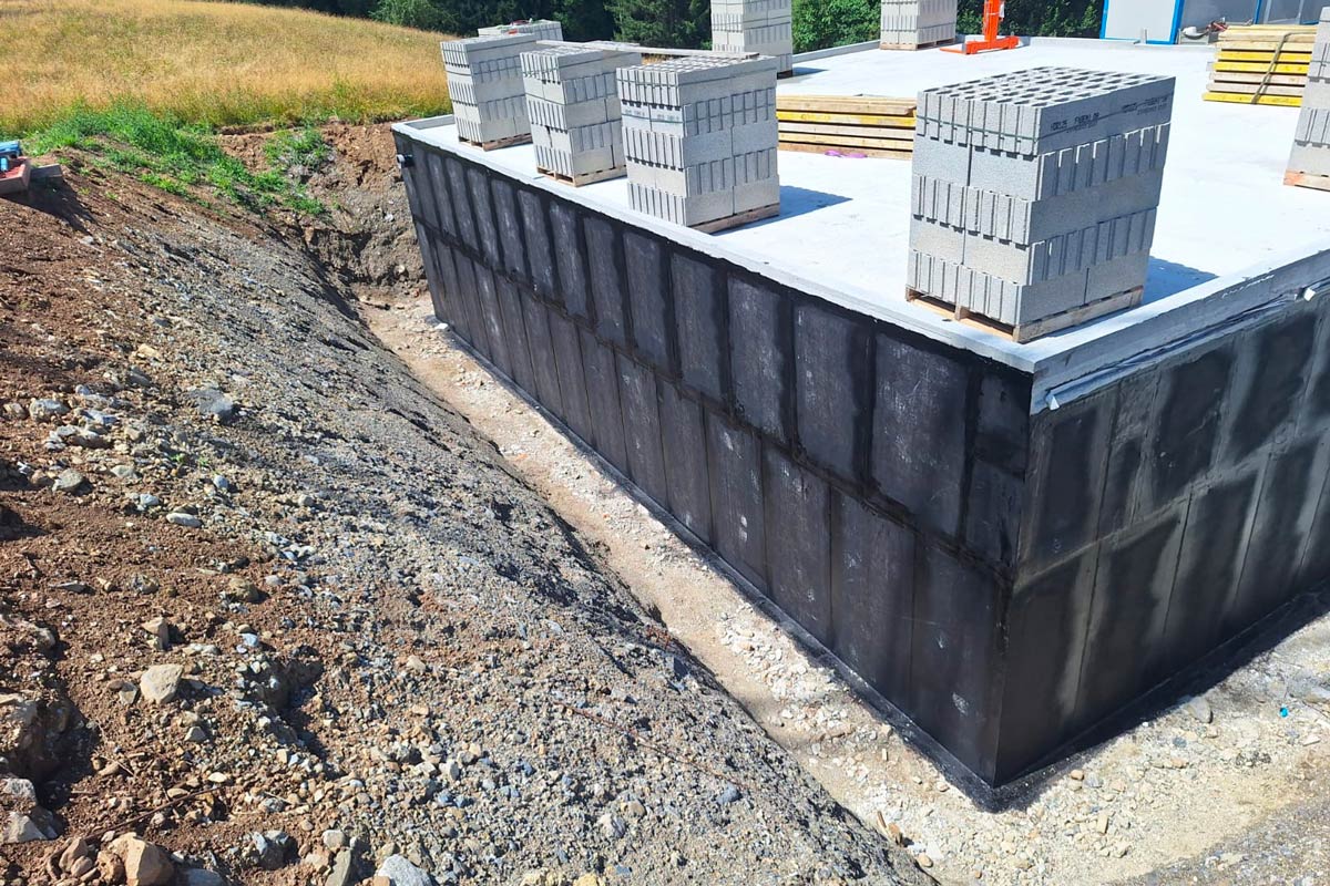 Étanchéité sur parois enterrées par Besnier Etanchéité