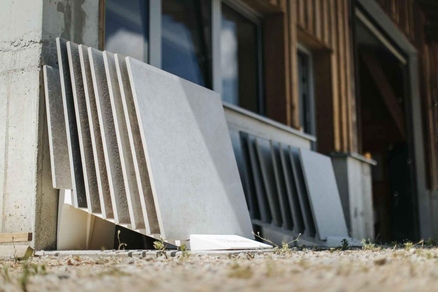 Revêtement carrelage et dalle sur plots